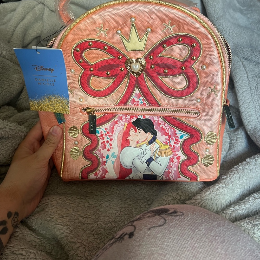 Danielle Nicole Coral and Red Disney Backpack